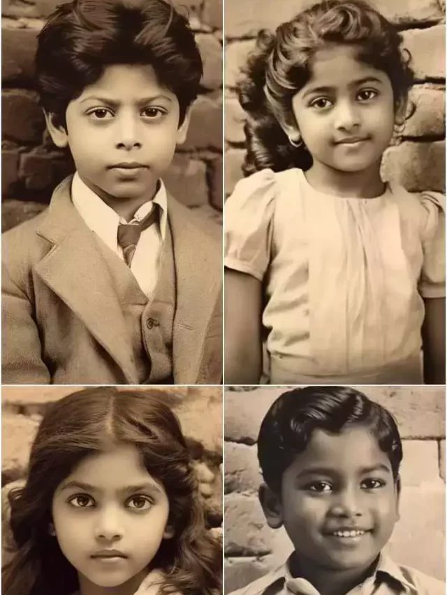 SRK, Nayanthara, Vijay, Deepika: Explore vintage AI BASED childhood photos of the ‘Jawan’ cast.